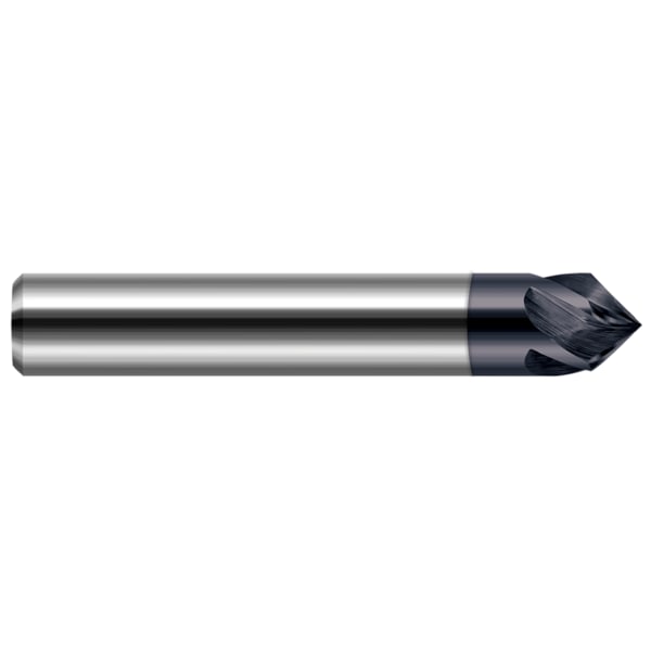 Chamfer Cutter - Pointed - Helical Flutes, 0.1250"